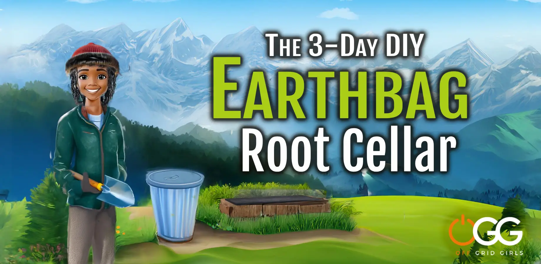 The 3-day DIY Earthbag Root Cellar